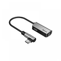 Перехідник Baseus CATL45-01 Type-C to C & 3.5 mm jack L45 Black, фото 6