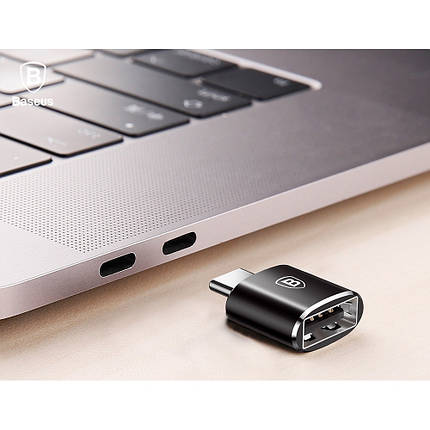 Перехідник Usb — Usb Type-c Baseus CATOTG-01, фото 1