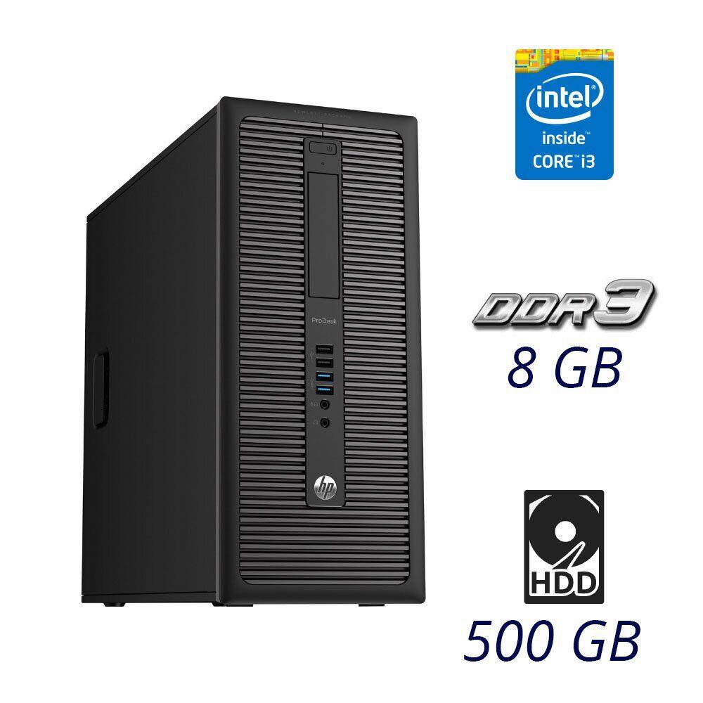 Комп'ютер HP Tower 600 G1 Tower / Intel Core i3-4160 (2(4) ядра по 3.6GHz) / 8gb DDR3 / 500GB HDD