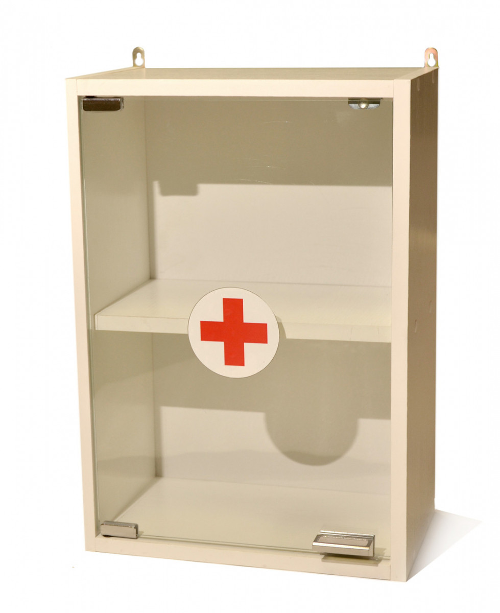 Аптечка Медична Навісна Зі Скляною Дверкою ШМн — Купити Недорого на ...