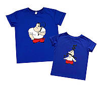 Пара футболок для тата та сина "козаки" Family Look