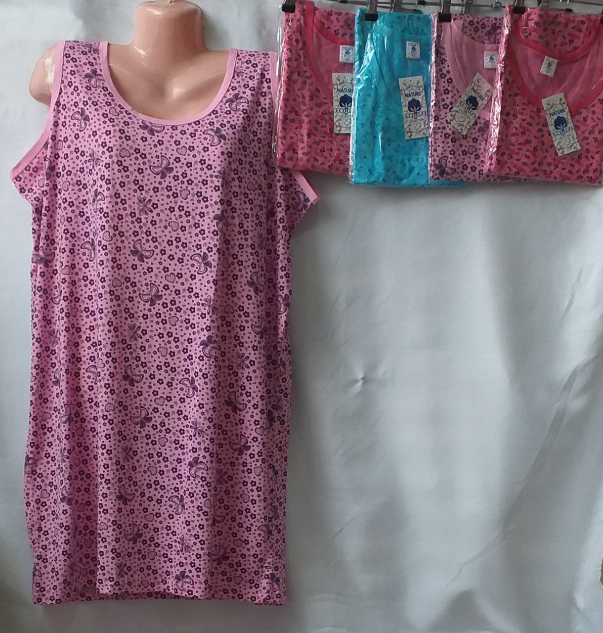 Жіночі ночнушку "Nature Cotton" Узбекистан(48-56)