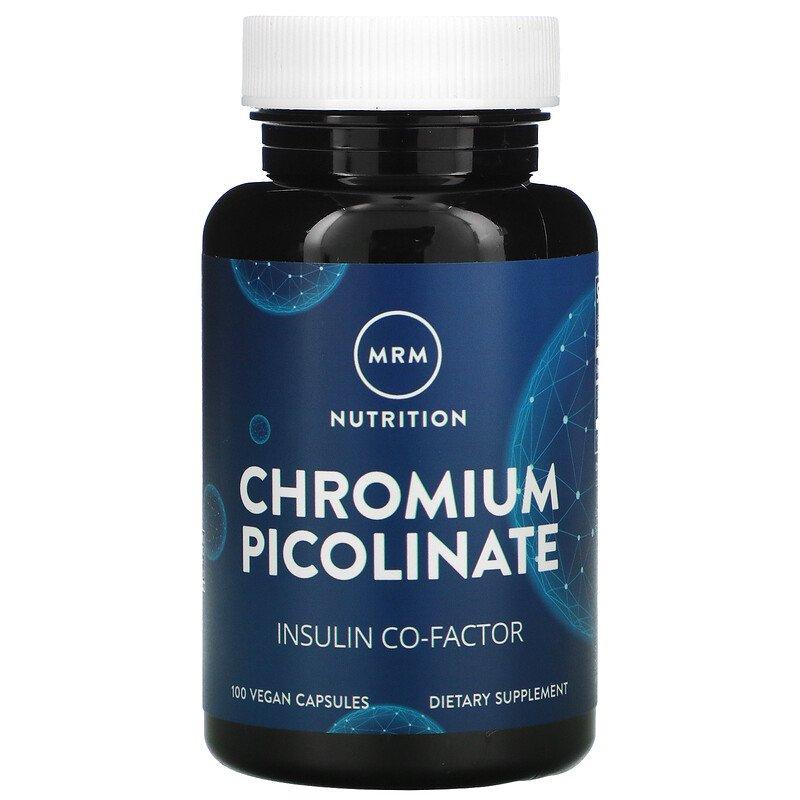 MRM Nutrition, Nutrition, піколінат хрому, 100 веганських капсул