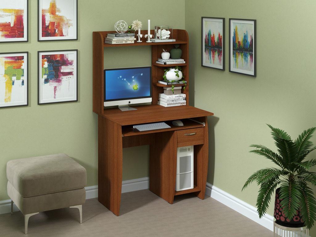 Стол Компьютерный Каспер Пехотин с Большой Надстройкой Полками Ящиком ...