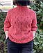 Жіночий светр японським візерунком. Ручна робота, фото 4