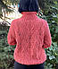 Жіночий светр японським візерунком. Ручна робота, фото 8