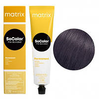 Крем-краска Matrix Socolor Beauty №4VA Шатен перламутровый пепельный 90 мл (12037Gu)