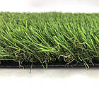 Штучна трава 40 мм ширина 4 м ecoGrass U-40 (штучний газон в рулонах), фото 5