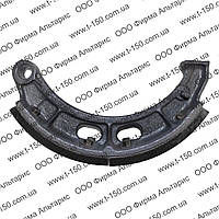 Колодка тормоза Т-150, старого образца с цельной накладкой, 151.38.049А, новая