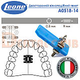 Односторонній віялоподібний гвинт на верхню щелепу з 2-ма активуючими точками Leone (Леоне) А0518-14, фото 2