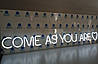 Неонова світлодіодна вивіска Come As You Are (Приходь який є) 100х18 см, фото 2