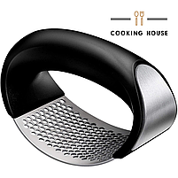Часникодавк з нержавіючої сталі з пластиковою ручкою - Cooking House - Прес для часнику - Garlic Press, фото 6