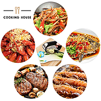 Часникодавк з нержавіючої сталі з пластиковою ручкою - Cooking House - Прес для часнику - Garlic Press, фото 9