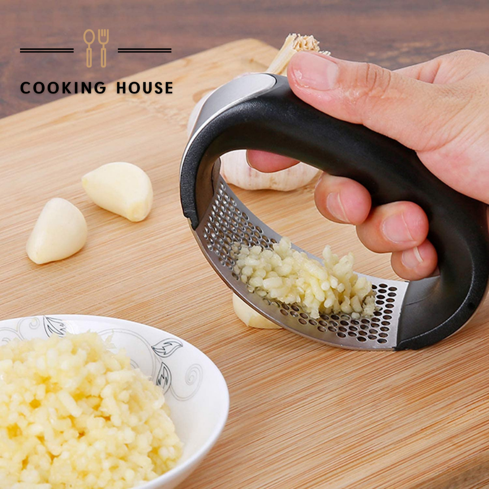 Часникодавк з нержавіючої сталі з пластиковою ручкою - Cooking House - Прес для часнику - Garlic Press