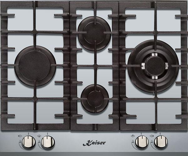 Газова варильна поверхня Kaiser KCG 6390 W Turbo Romb