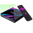 Смарт-ТВ-приставка H96 Max, Smart TV Box, RK3318 4/32Gb Android 10.0, фото 4