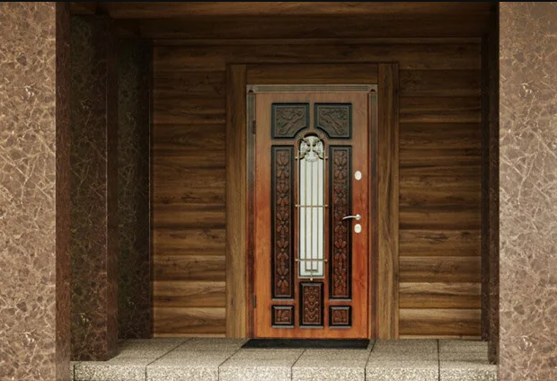 Дверь металлическая Абвер Kale Zariella 303 + ковка Vinorit Дуб Темный + Патина для улицы - фото 6 - id-p1412072449