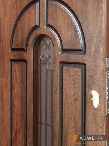 Дверь металлическая Абвер Kale Zariella 303 + ковка Vinorit Дуб Темный + Патина для улицы - фото 5 - id-p1412072449