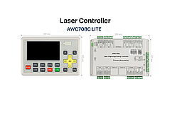 DSP Контролер лазерного верстата Anywells AWC708C Lite