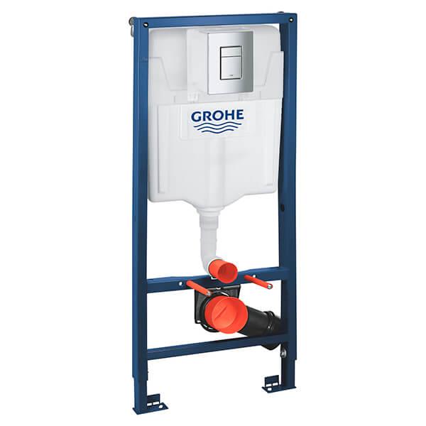 Інсталяційна система для підвісного унітаза Grohe Rapid SL 3в1 без прокладки (аналог-38775001)