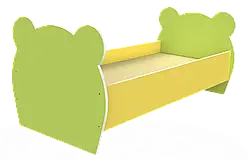 Ліжко дитяче з фігурною спинкою №1