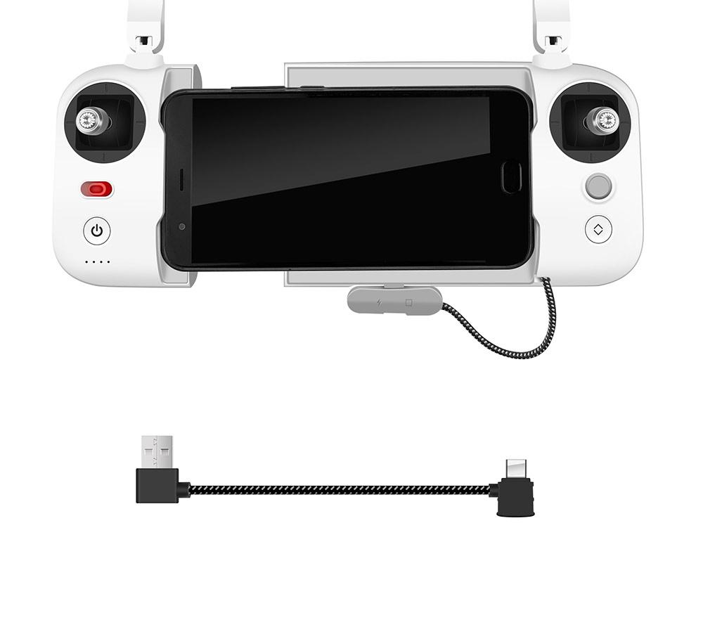 Кабель кутовий Primo Type-C - USB для квадрокоптера Xiaomi Fimi X8 SE - Black