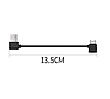 Кабель кутовий Primo Type-C - USB для квадрокоптера Xiaomi Fimi X8 SE - Black, фото 3