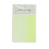 Гнучка стрічка для дизайну нігтів (кольорова) стрічка для манікюру клейка срібло асорті, фото 3