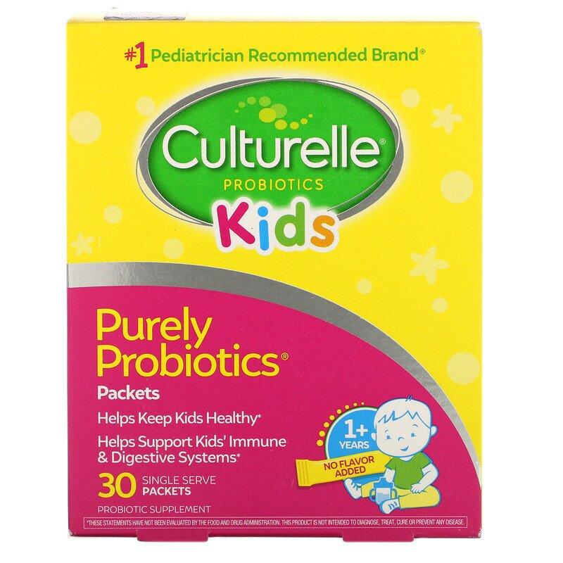 Culturelle, чисті пробіотики для дітей, 30 порційних пакетиків