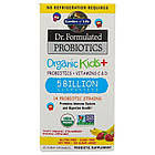 Garden of Life, Dr Formulated Probiotics, Kids Organic+, пробіотики для дітей, полуниця банан, 30 таблеток