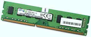 Оперативна пам'ять Samsung DDR3 4Gb 1600MHz PC3 12800U 2R8 CL11 (M378B5273DH0-CK0) Б/В