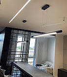 Лінійний підвісний LED світильник Vele VL-Tube 40 W 1500х40 мм, фото 8