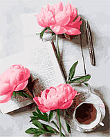 Картина за номерами ArtStory Надихаючі півонії (AS0983) 40 х 50 см