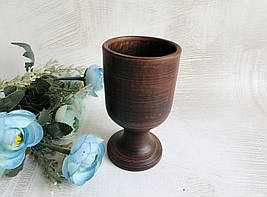 Келих на ніжці Керамклуб 250 мл із червоної глини