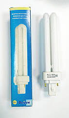 Лампа енергозберігаюча DELUX PLC 18W 6500K G24d-2