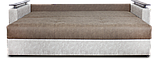 Диван  прямий розкладний двоспальний єврокнижка з нішами для білизни та подушками "Браво", фото 4