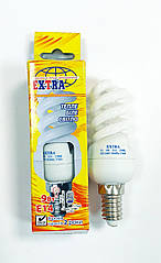 Лампа енергозберігаюча Extra T2 9W 2700K E14
