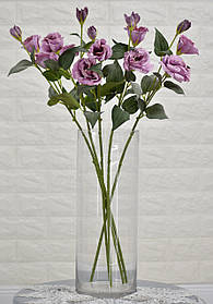 Гілка квітки трійчастий "Лізіантус", Бузковий (70см)