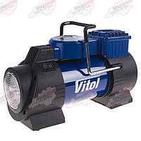 Компресор "ViTOL" К-60 150psi/15Amp/40л/лiхтар/прикурювач