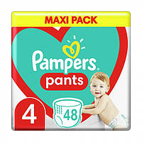 Подгузники-трусики Pampers памперс Pants 4 MEGA PACK ( 48 шт / 9-15 кг)