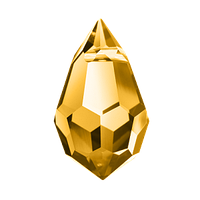 Хрустальні підвіски 681 Preciosa (Чехія) 6х10 мм Topaz