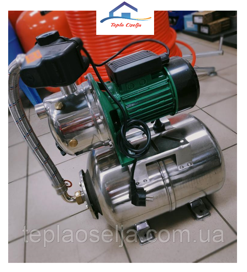 Насосна Станція VOLKS pumpe JY1000 бак 24л 1,1 кВт(бак нержавійка)