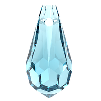 Хрустальні підвіски 984 Preciosa (Чехія) 6,5x13 мм Aquamarine