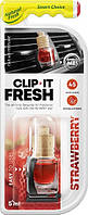Elix  CLIP-it-FRESH  Car Vent W-CF005-ST Strawberry жидкий освежитель воздуха в флаконе на обдув 5 мл.