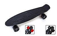 Penny Board Black SD | Пенни борд черный матовые колеса Нагрузка 70 кг (1452876857)