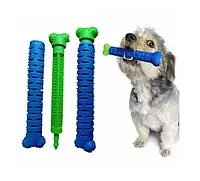 Зубна щітка для собак, самоочисна гумова собачка для зубів, для чищення ясен Chewbrush