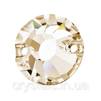Пришивні кришталеві стрази Viva12 Preciosa (Чехія) 8 мм Crystal Honey