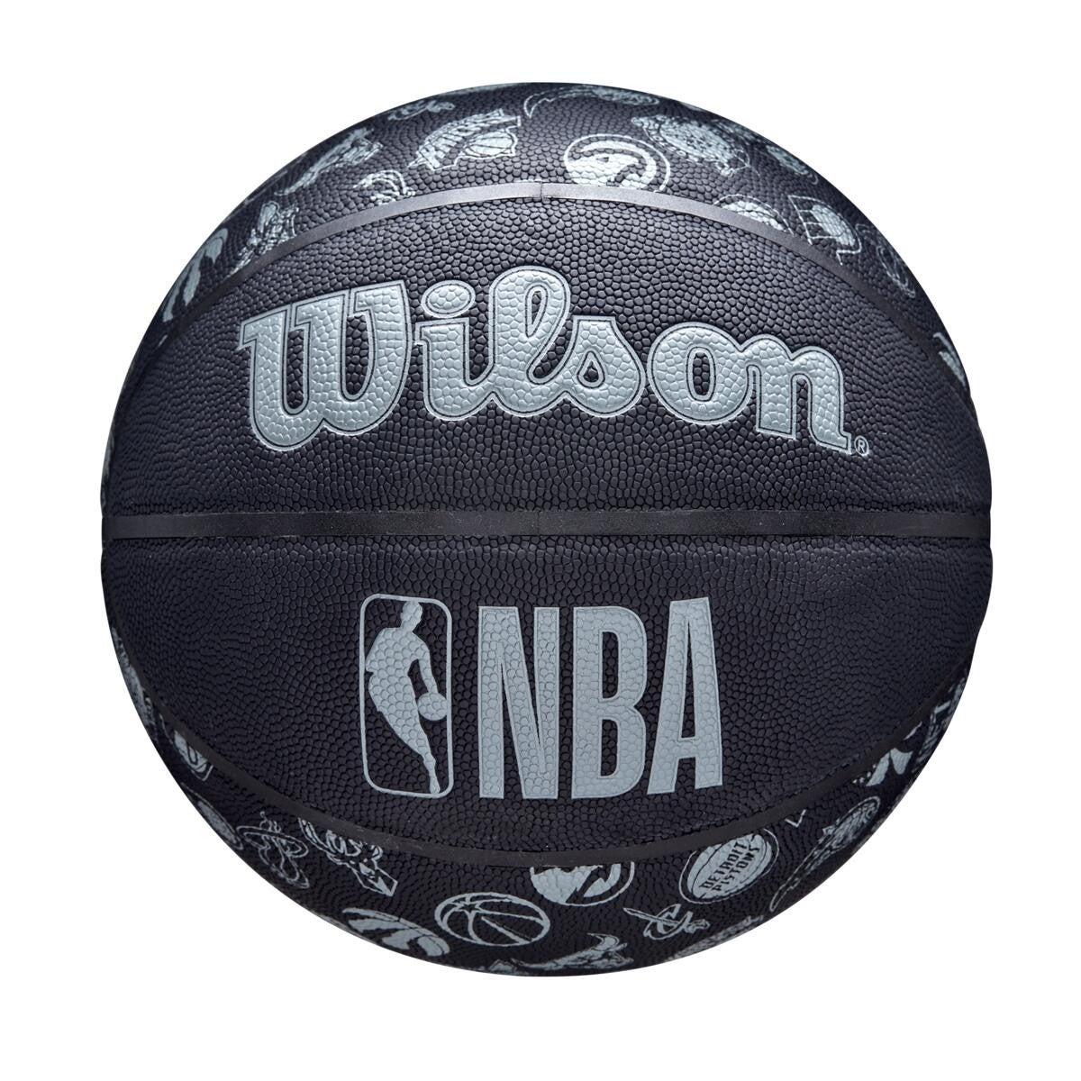 Баскетбольний м'яч Wilson NBA All Team р. 7 (WTB1300XBNBA) Black, фото 1