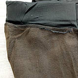 Жіночі зимові жіночі брюки на хутрі з кишенями Ластівка чорні розмір L, 30032181, фото 9