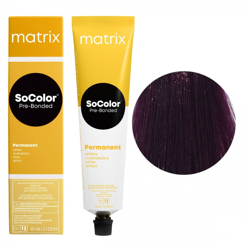 Крем-фарба для волосся Matrix Socolor Beauty №6VR Темний блондин перламутрово-червоний 90 мл